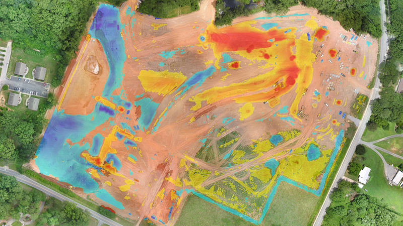 Drone Solutions - Land topographical surveying